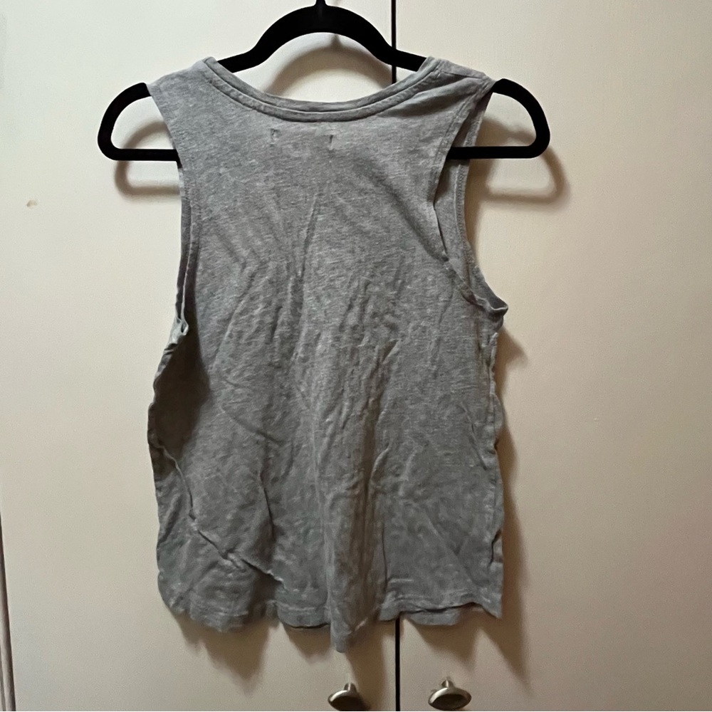 Spiritual Gangster Heather Gray Sleeveless Tee - Picture 4 of 4
